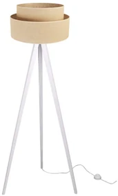 Stojacia lampa Juta, 1x jutové tienidlo, (výber zo 6 farieb konštrukcie)