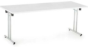 Skladací stôl Impress 180 x 80 cm, biela
