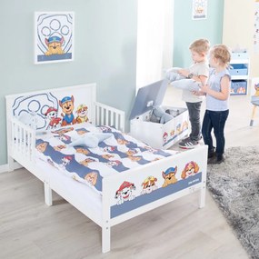 Bielo-modrá detská posteľ 70x140 cm Paw Patrol – Roba