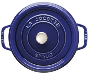 Staub Hrniec STAUB okrúhly 28 cm modrý 6,7l