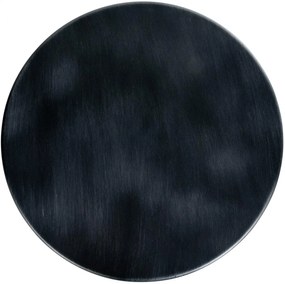 Kovový barový stôl Marcos v industriálnom štýle - v46-66 x Ø50 cm - Strieborná antik