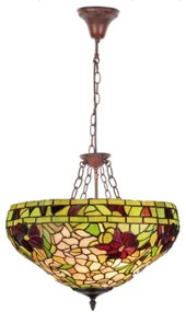 Vitráž luster do obývačky ACAMAR Ø40