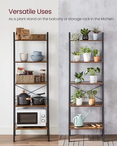 Rebríkový regál VASAGLE LLS45X