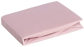 JERSEY PRESTIERADLO 220X240 CM, VÝŠKA 30 CM RUŽOVÉ