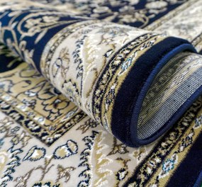 Koberec Shahrazad 4800 NAVY – námornícka modrá, obdĺžnik Rozmer: 80x150 cm