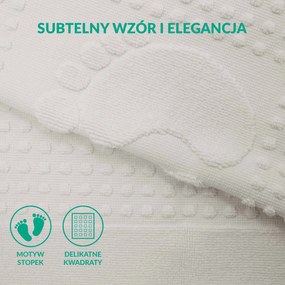 PODLOŽKA DO KÚPEĽNE HOTEL FEET 50X70 CM SIVÁ