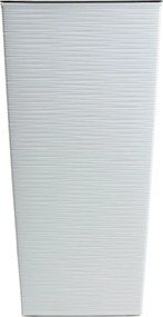 Plastový květináč Porto Riflo 57x29,5x29,5 cm bílý
