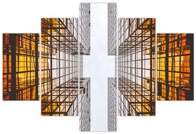 Obraz mrakodrapov (150x105 cm)