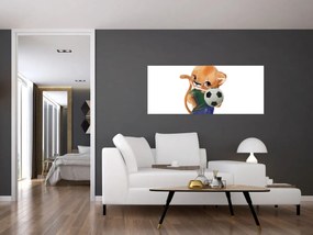 Obraz - Akvarelové zvieratko N⁰4 (120x50 cm)