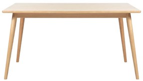 Rozkladací jedálenský stôl s doskou v dubovom dekore v prírodnej farbe 150x90 cm Barrali – Unique Furniture