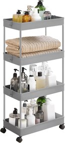 Pojazdný vozík Tulla 40 cm svetlosivý