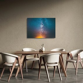 Sklenený obraz - Mliečna dráha (70x50 cm)