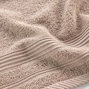 Svetlohnedý froté bavlnený uterák 30x50 cm Tendresse – douceur d'intérieur