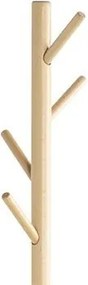 Stojací vešiak Nora, prírodné  drevo