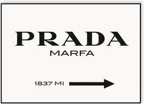 Zarámovaný plagát Prada