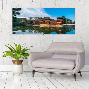 Obraz - Chrám Byodo-in, Japonsko (120x50 cm)