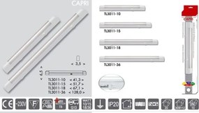 Zářivkové svítidlo Ecoplanet Capri TL3011-10W