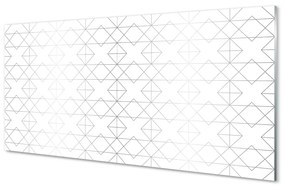 Obraz plexi Obrysy polygónov 125x50 cm