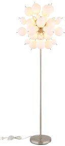 Globo 15633SO - Stojacia lampa UDO 6xE14/25W/230V biela