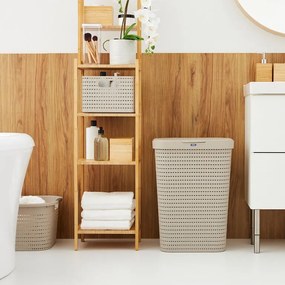 Kôš na špinavú bielizeň COUNTRY cappuccino, 55 l