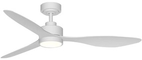 Aigostar-LED Stmievateľný str. ventilátor LED/20W/230V 2700-6500K 132cm+DO biela