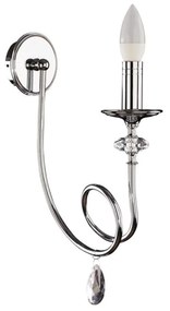 Jupiter 1600 - DK K1 CH - Nástenné svietidlo DAKAR E14/40W