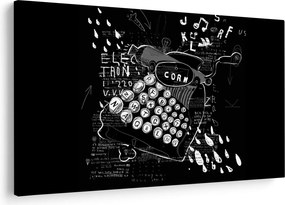 Obraz - Kresba v Banksyho štýle (90x60 cm)