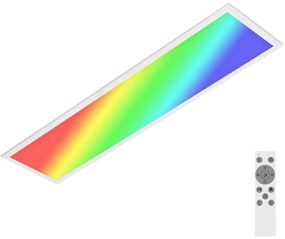 Brilo - LED RGBW Stmievateľné stropné svietidlo SLIM LED/24W/230V 100x25 cm + DO