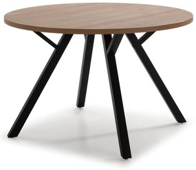 Okrúhly jedálenský stôl v dekore duba ø 120 cm Beni - Marckeric