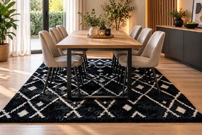 Koberec Boho 590 NAVY BLUE/CREAM rozmery koberec: 200x290 cm