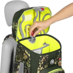 Školská aktovka Step by Step CLOUD, Dino Torex - 5-dielna súprava