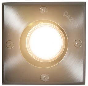 Zapojený bodový svietidlo oceľ 10,5 cm IP65 - Basic Square