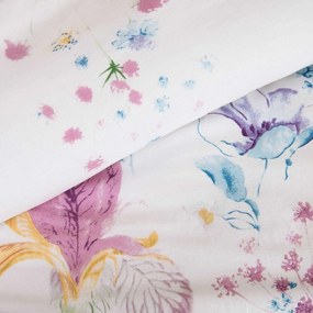 BAVLNENÉ OBLIEČKY COTTONLOVE 180X200 CM, 2KS 70X80 CM KVETY