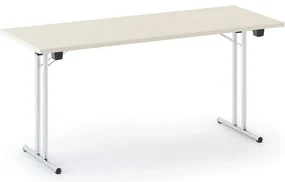 Skladací konferenčný stôl FOLDING, 180x80 cm, breza