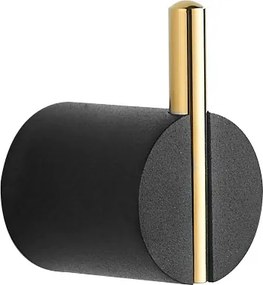 Mexen Aron háčik na uterák, čierny/zlatý - 7088135-57