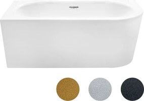 Besco Akrylátová voľne stojaca vaňa Avita A-Line Glam S CC/SP 150x75 (160x75, 170x75), s prepadom BESCO-Typ výpuste: Alcaplast Click-Clack so štrbino…
