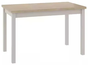 Jedálenský stôl Adam 120 x 68 cm, dub cremona / krémová