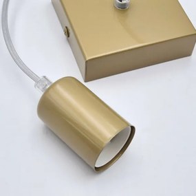 Luster na lanku ASTRID 1xE27/60W/230V zlatá