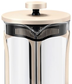 Kanvica french press 800 ml, 6 šálok, béžová