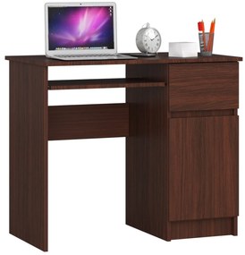 Písací stôl PIKSEL 90 cm wenge pravý