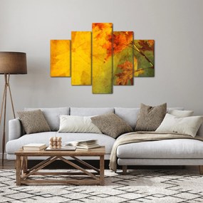 Obraz - Jesenné listy (150x105 cm)