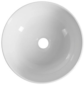 Biele keramické okrúhle umývadlo ø 33 cm Emmi – Sapho