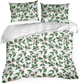 VIANOČNÉ OBLIEČKY Z MIKROVLÁKNA TORI 160X200 CM, 2 KS 70X80 CM VZOROVANÉ