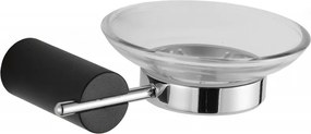 Mexen príslušenstvo, Aron držiak na mydlo, čierna/chrom, 7088139-07