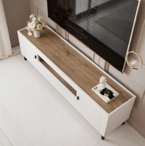 TV stolík BOXTON biela