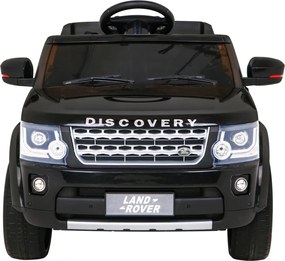 Ramiz Land Rover Discovery Elektrické auto pre deti Čierne SUV + diaľkové ovládanie