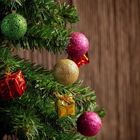 VILDE Háčiky na vianočné ozdoby 3,5 cm, zelené (plastové), 60ks