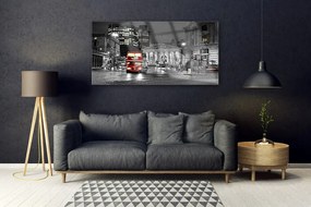 Obraz na akrylátovom skle Mesto domy 120x60 cm