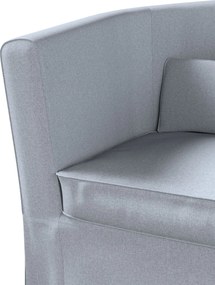 Poťah na kreslo Ektorp Tullsta farba produktu modrá látka zapletaná
