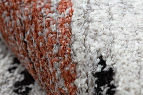 Moderný koberec BELLE BR23A čierno / ružový